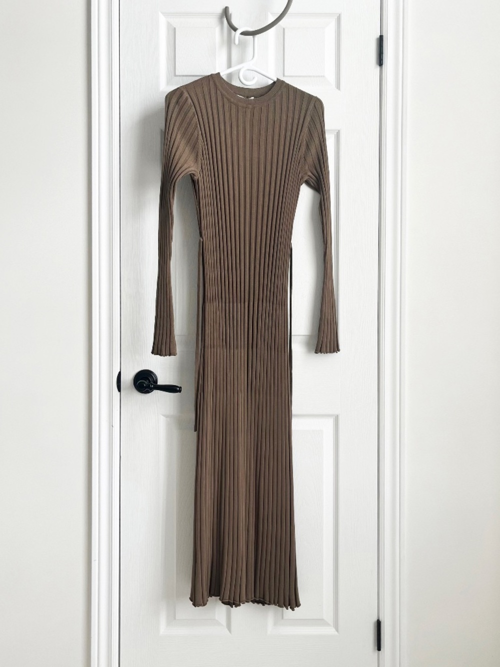 NEW: DISSH - Ada Khaki Long Sleeve Midi / Maxi Dress